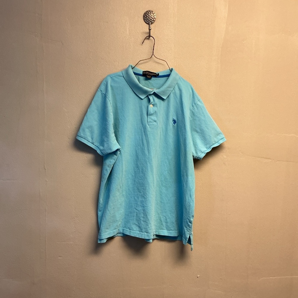 U.S. Polo Assn. Sky Blue Polo Shirt XXL. 0157
